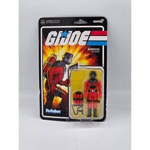 ReAction Figures:‎ G. I. Joe Barbecue Fire Fighter 3.75" 2023